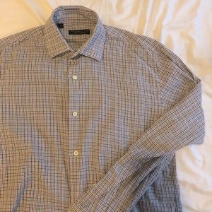 Multi coloured Micro plaid shirt